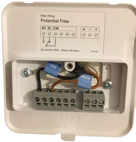 The current configuration is detailed in the attached pdf. . Replace wired thermostat with tado